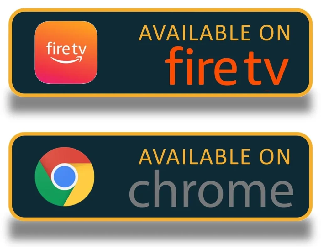 Fire TV Stick and Google Chromecast devices supporting IPTV Bunny service.